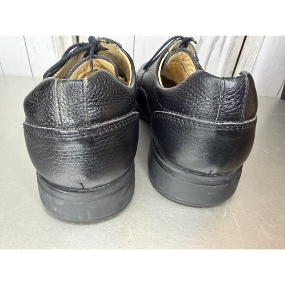 VTG Belvedere Bay Bridge Mens Hand Made Black Leather Tie Dress Shoes Size 11.5 main image 4